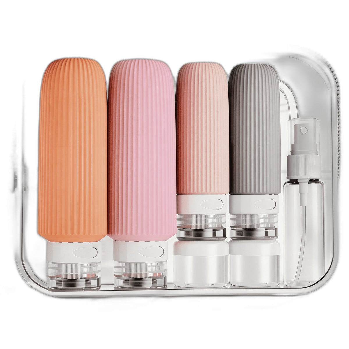16-Pack Travel Bottles for Toiletries, Oversize Silicone Leak-Proof Containers
