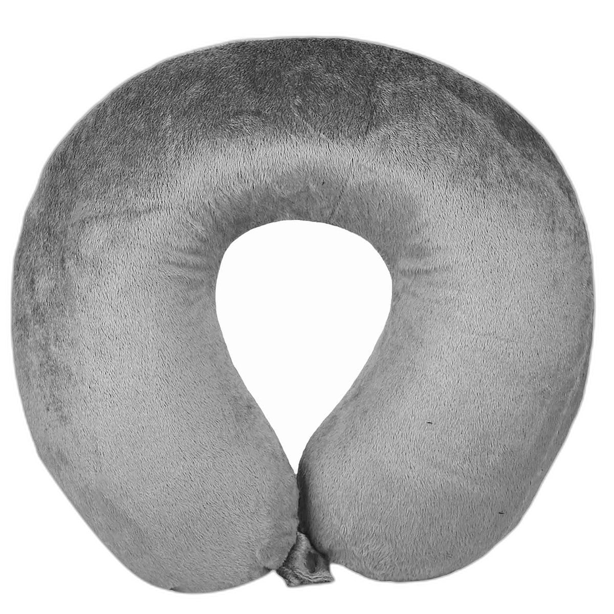 Classic Memory Foam Travel Neck Pillow, Gray